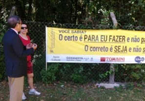 Projeto cultural de Maringá corrige expressões e palavras da língua portuguesa que são utilizadas de forma errada